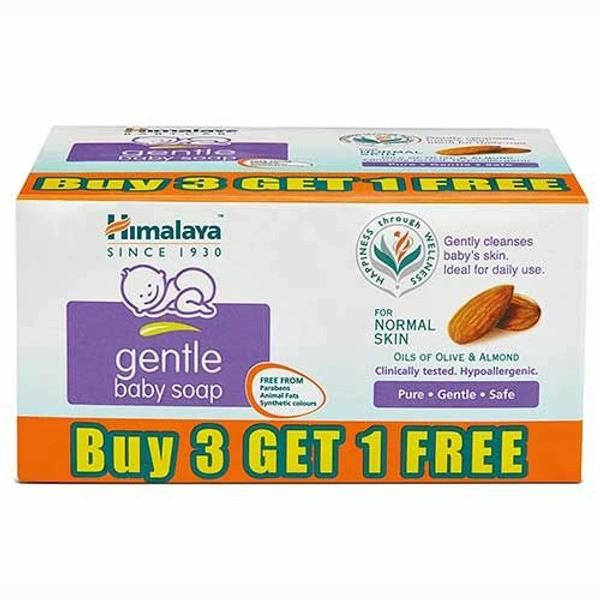 Himalaya baby Soap - 75 g×3+1 Free