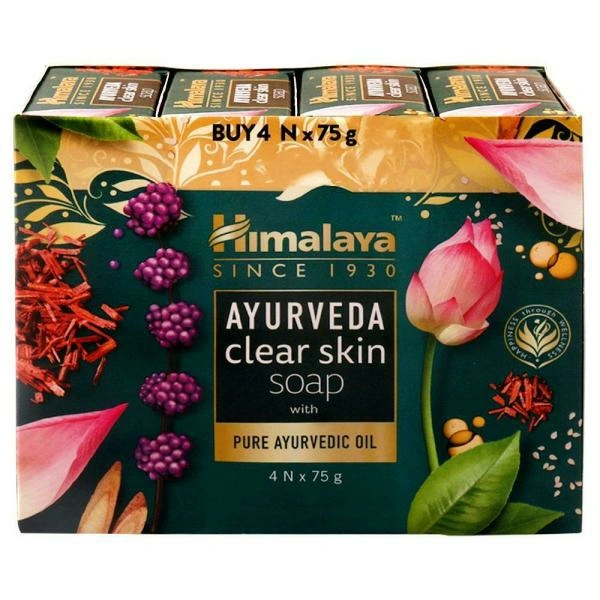 Himalaya Ayurveda Soap 75g×3+1 Free 