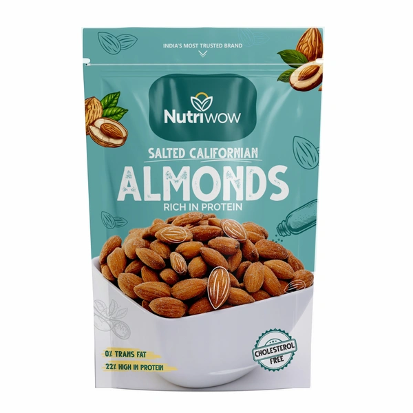 Nutriwow Classic Salted Almonds - 200g