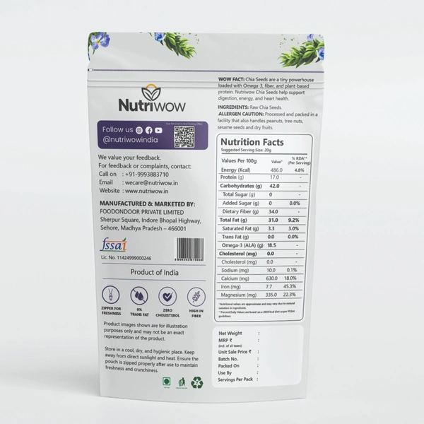 Nutriwow Chiya Seed - 200g