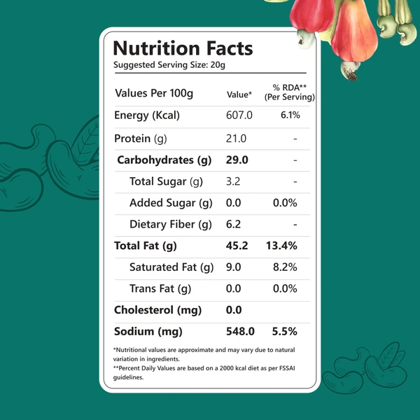 Nutriwow Classic Salted Cashew - 200g