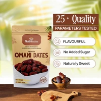 Nutriwow Premium Omani Dates | Khajur | 800g (400g Pack of 2) - 800g
