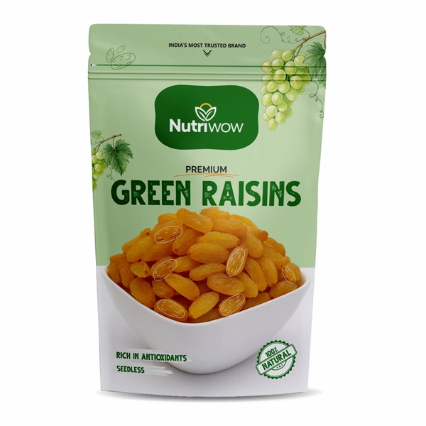 Nutriwow Green Raisins - 500g