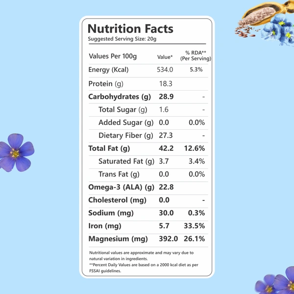Nutriwow Flax Seed - 200g