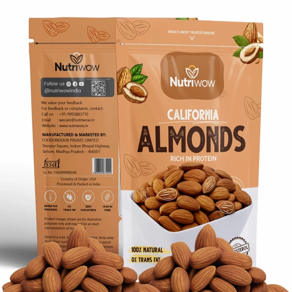 Nutriwow California Almonds - 200g