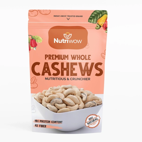 Nutriwow Premium Cashews - 200g