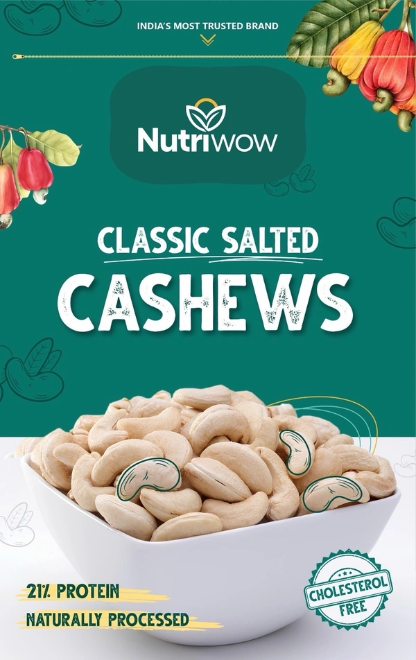 Nutriwow Classic Salted Cashew - 200g