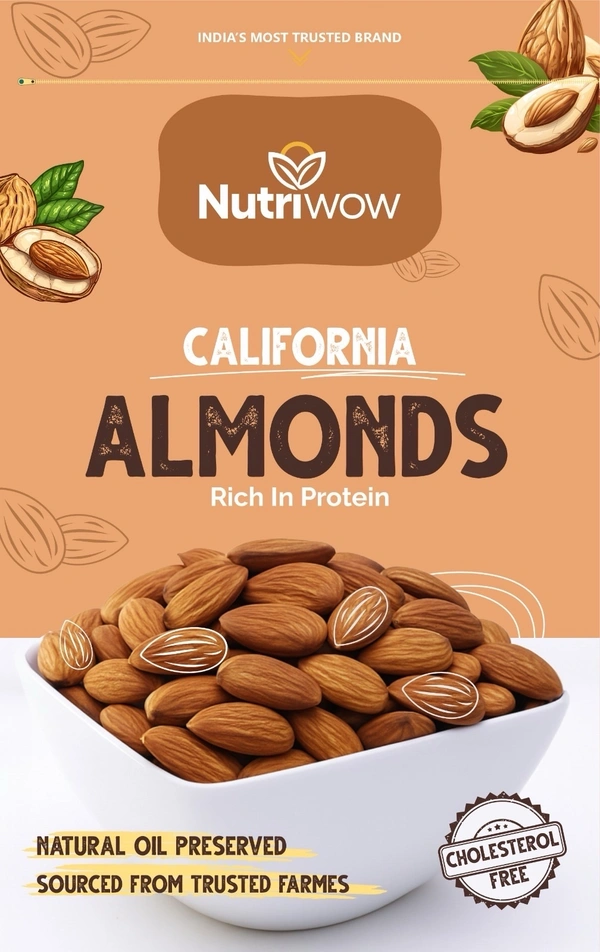 Nutriwow California Almonds - 200g