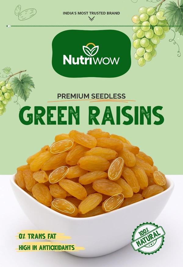 Nutriwow Green Raisins - 200g