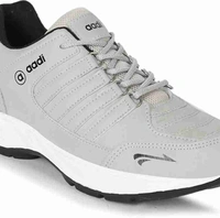 Men's Grey Running , Walking , And Gym Sports Shoes - Gray, IND-8