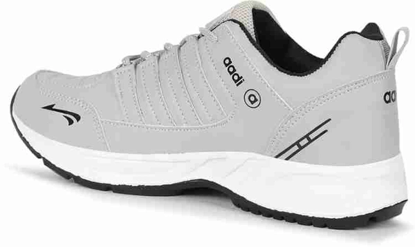 Men's Grey Running , Walking , And Gym Sports Shoes - Gray, IND-8