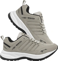 BRUTON Men's Sports Running Walking Shoes. - Gray, IND-7