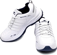 BRUTON Men's Sports Running Walking Shoes. - White, IND-7