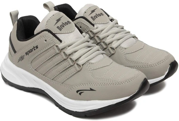 BRUTON Men's Sports Running Walking Shoes. - Gray, IND-9