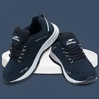 BRUTON Men's Sports Running Walking Shoes. - Navy Blue, IND-8