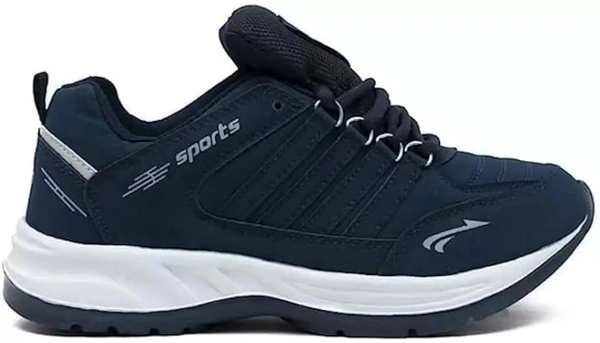 BRUTON Men's Sports Running Walking Shoes. - Navy Blue, IND-9