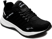 BRUTON Men's Sports Running Walking Shoes. - Black, IND-10