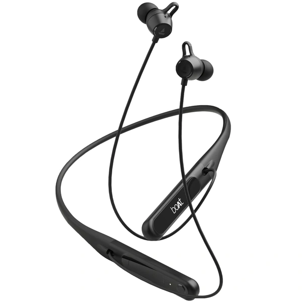 BOAT ROCKERZ 255 TOUCH (PITCH BLACK) NECKBAND