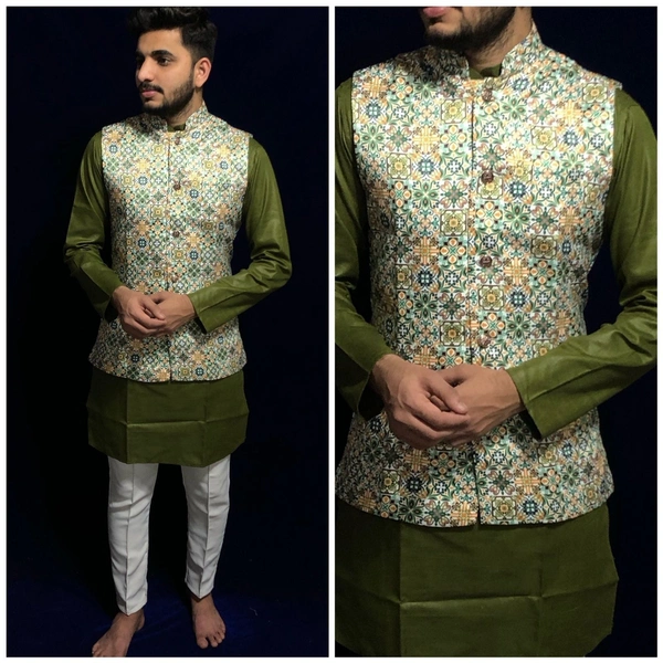 KURTA+PAYJAMA+JACKET - 32/ 34 / 36 / 38 /40 / 48