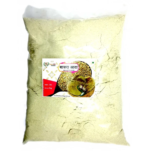 Swastthik Foods Bajra Atta| Millet Finger Flour | - 1kg