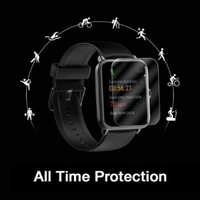 I THINK ENTERPRISES Edge To Edge Screen Guard for BD433:- TECHEL ID116 Fitness Band Tracker Watch with Activity Tracker Color Display 1.3 RT66 Smartwatch
