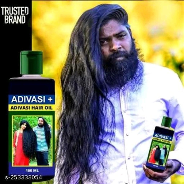 Adivasi + Hair Regrowth & Hair Fall Control Hair Oil 100ml Pack of 1 - 1