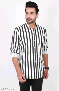  VELLICAL PREMIUM LINING SHIRTS - L