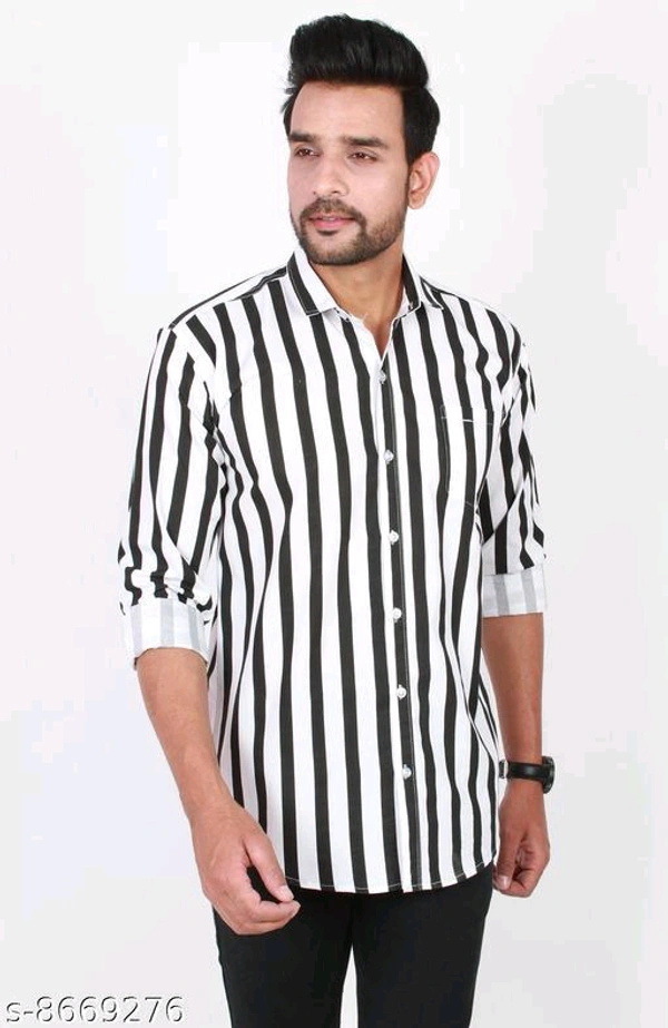  VELLICAL PREMIUM LINING SHIRTS - L