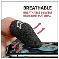 Premium Quality Breathable PUBG Mobile Gaming Finger Sleeves Pack of 3 (6 Sleeves)