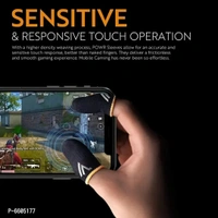 Premium Quality Breathable PUBG Mobile Gaming Finger Sleeves Pack of 3 (6 Sleeves)