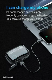 Shivaay Trading Co. M10 TWS 5.1 in-Ear 9D Mini Touch True Wireless Sports Binaural Earphones Bluetooth Headset with Emergency Power Bank Feature