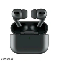 Airpods Pro With Wireless Charging Case Active noise cancellation enabled Bluetooth Headset (Black, True Wireless)