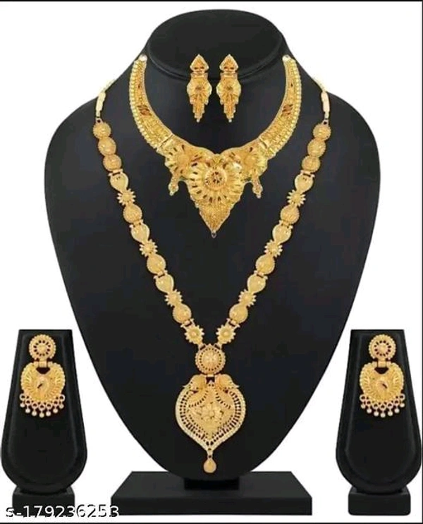 FANCY traditional jewellery set for women and girls Name: FANCY traditional jewellery set for women and girls - Gold