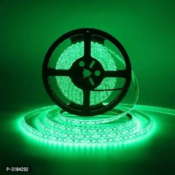 Green Color Plastic LED Strip Light For Diwali Christmas Lighting 5 Meter - Red