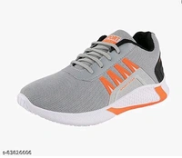 Orange Solid Cricket Shoes For Men - 6