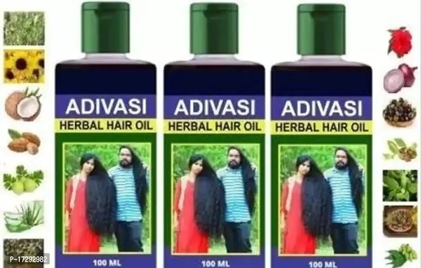 Natural Adivasi Hair Oil 300ml(pack of 3)