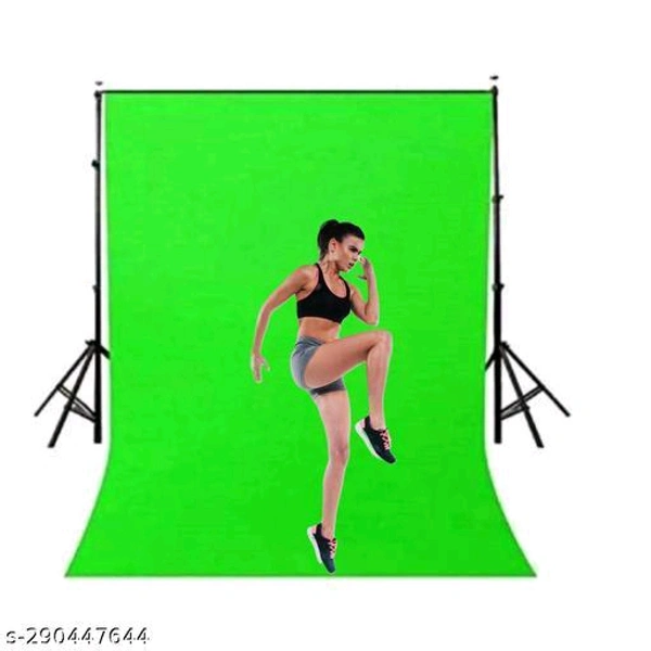 4x8FT BLACK Backdrop Photo Light Studio Photography Background ( Stand Not Included ) Reflector - Green