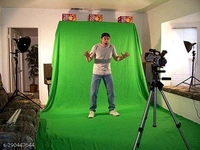 4x8FT BLACK Backdrop Photo Light Studio Photography Background ( Stand Not Included ) Reflector - Green