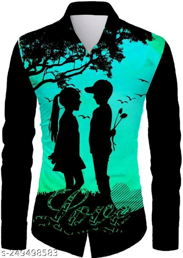 Blue Coupal Love Shirt - 2.25m, Cyan Aqua