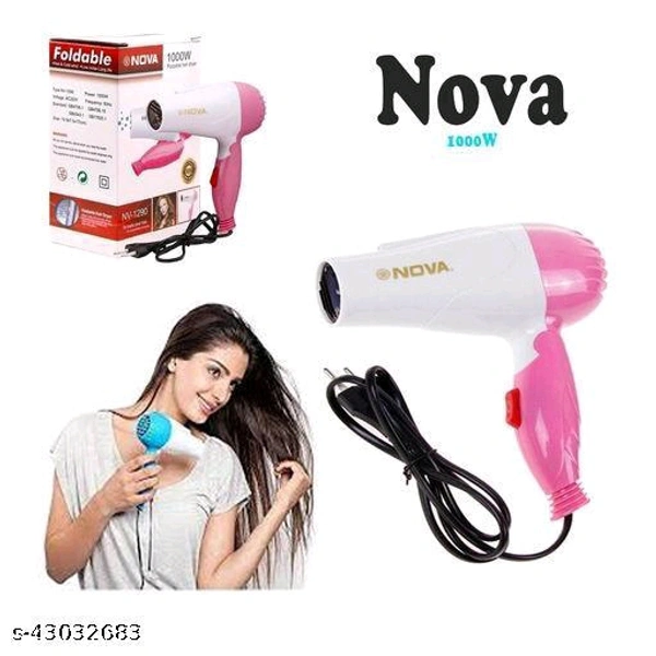new N0va hair curler + mini straightner+ 1290 Dryer +hair band for perfect hair style