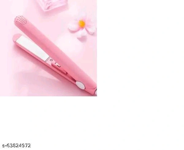 Mini Straightner Hair Straightener (Pink)