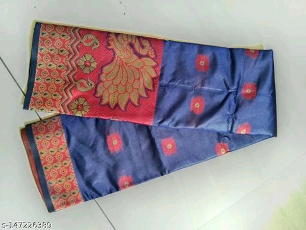 mor peckock women banarasi cotton silk sarees - Free Size