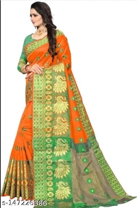 mor peckock women banarasi cotton silk sarees