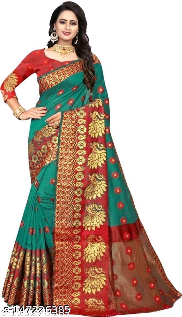 mor peckock women banarasi cotton silk sarees