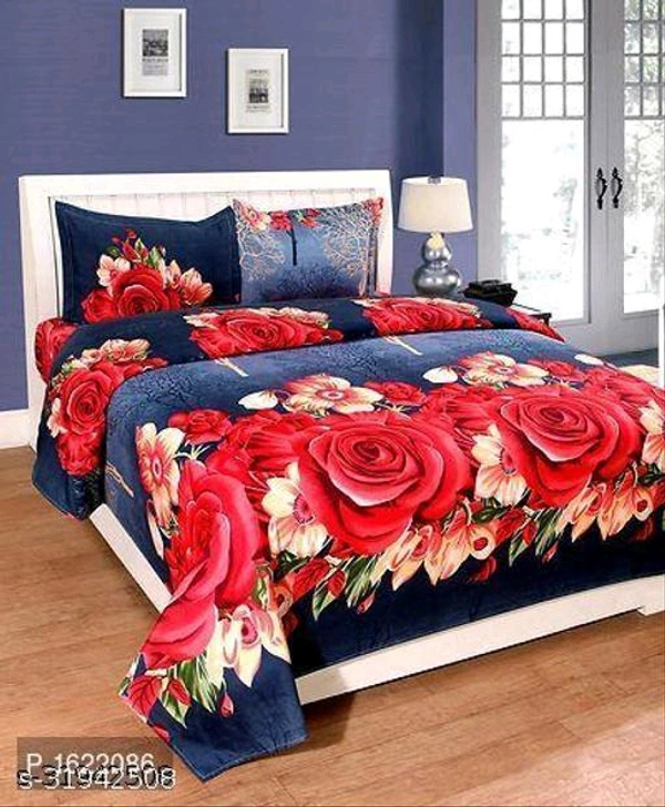 Printed Polycotton Double Bedsheet