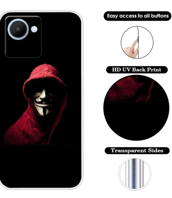 MaCase Club Back Cover for realme c30 (Multicolor, Grip Case, Silicon, Pack of: 1)