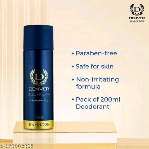DENVER Pride Deo Deodorant Spray - For Men (200 ml)