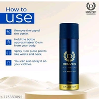 DENVER Pride Deo Deodorant Spray - For Men (200 ml)