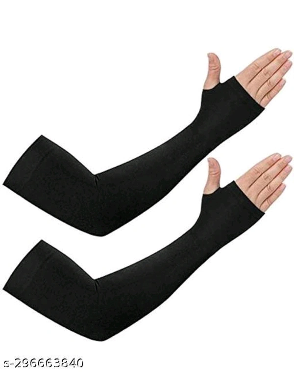 DREESYA Black Both Hand Sleeves