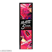  Jersy Girl 5 In 1 Matte Lipstick, Waterproof And Long Lasting,7.5GM